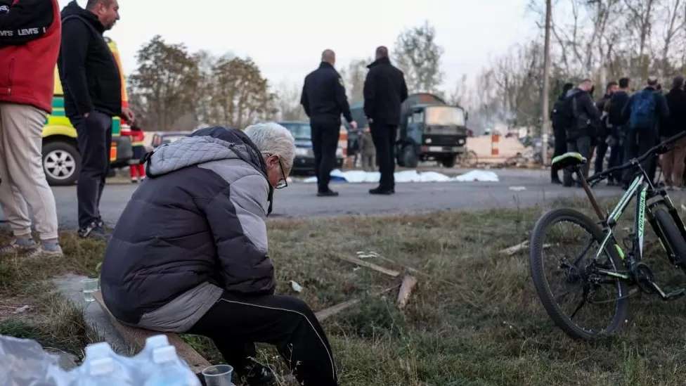 Ukraine war: �Every family� in Hroza village affected by missile attack