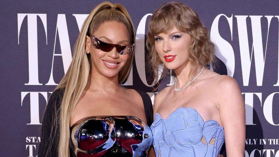 Taylor Swift Eras joined by Beyonc� for The Eras Tour film premiere