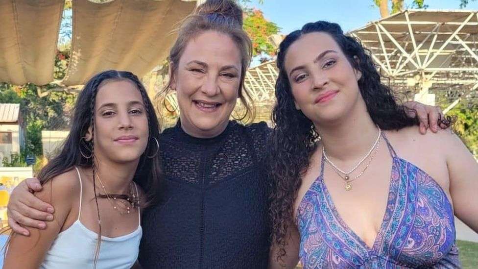 Bodies of Lianne, Noiya and Yahel Sharabi were found 'cuddled together'