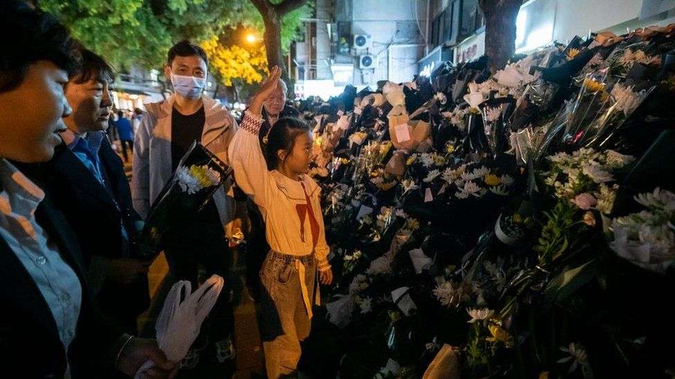 Chinese leader's hometown mourns his death