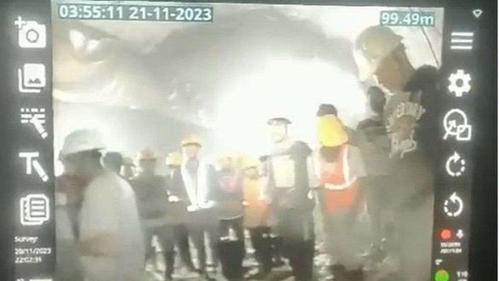 First video emerges of trapped Indian workers