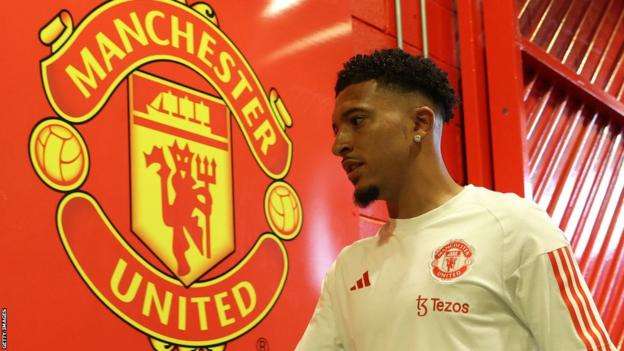 Jadon Sancho: Man Utd winger's return to first team 'up to him' says boss Erik ten Hag