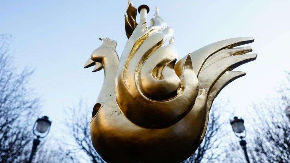 Notre-Dame Cathedral spire gets new rooster weathervane ahead of 2024 reopening