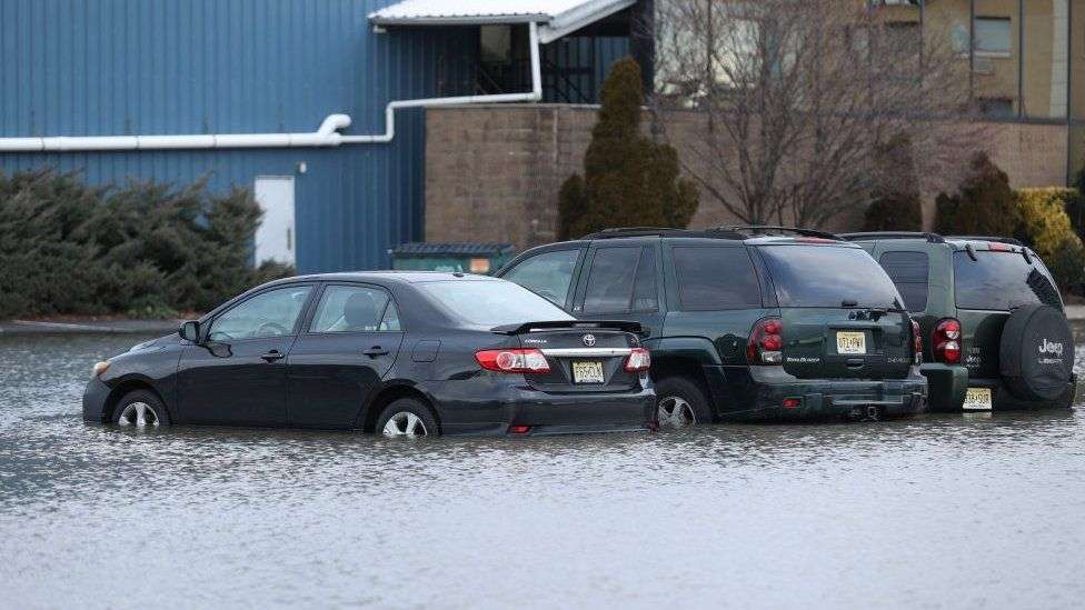 Five dead as storm brings floods to US north-east