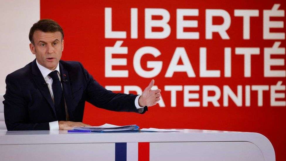 France's Macron shifts to right on schools and birth rate