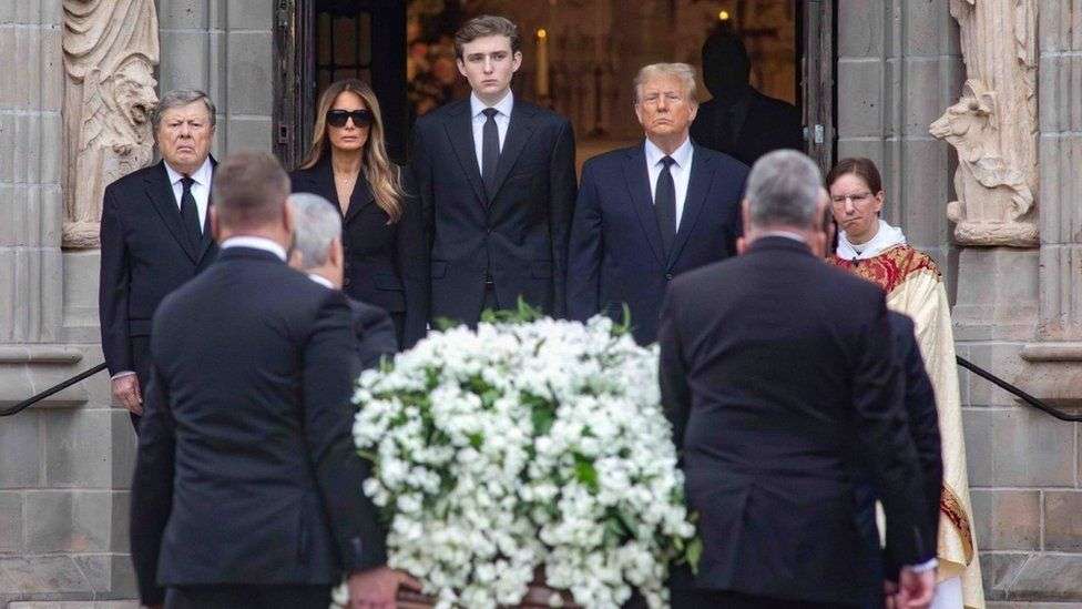 Melania Trump gives eulogy at mother's funeral