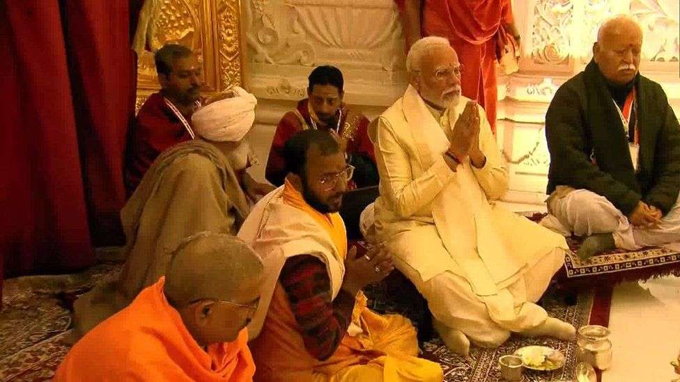 Ayodhya Ram Mandir: India PM Modi inaugurates Hindu temple on razed Babri mosque site