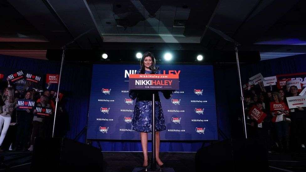 New Hampshire primary: Nikki Haley vows to fight on after second loss to Trump