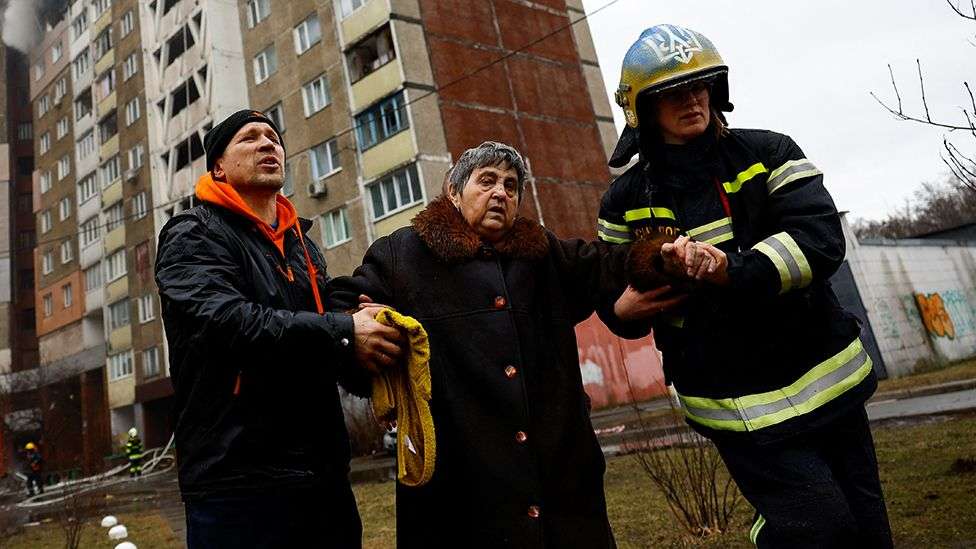Ukraine war: Russian air strikes claim five lives in Kyiv and Mykolaiv