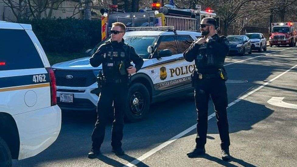 Air Force man sets himself on fire outside Israeli embassy in Washington DC
