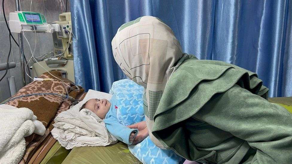 Father's plea for starving children in north Gaza after son dies of malnutrition