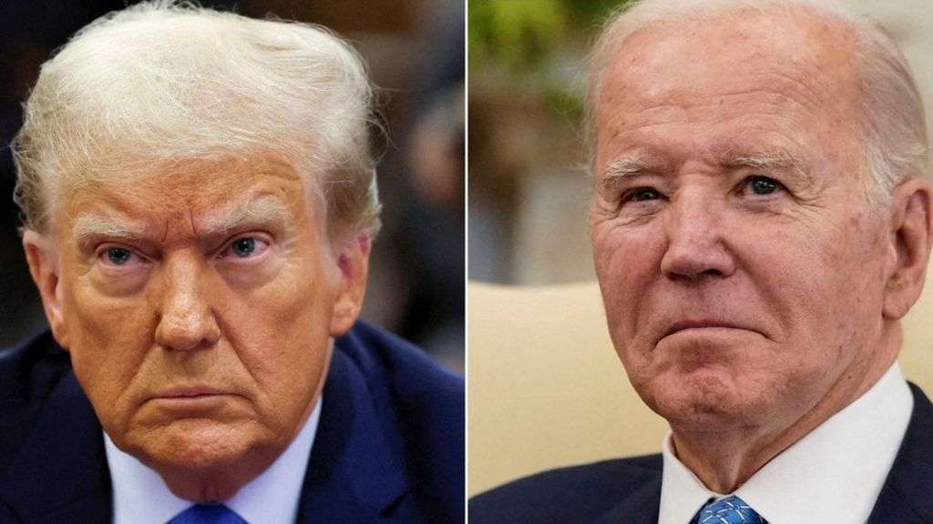 Donald Trump posts video of truck showing hog-tied Joe Biden