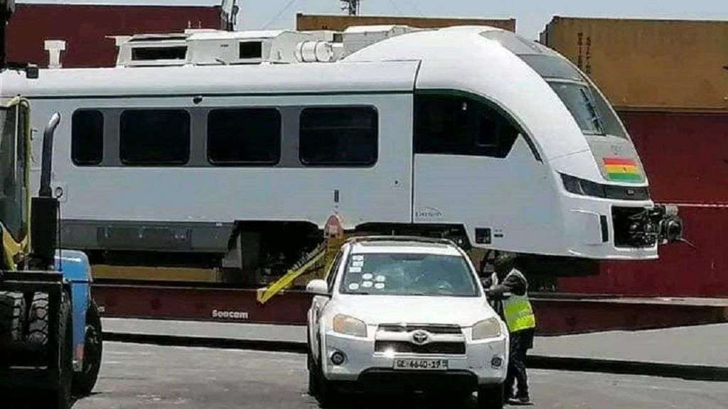 Ghana�s newly imported train from Poland collides with lorry in test run