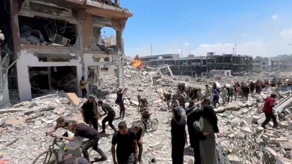 Israel ends three-week offensive in north Gaza town