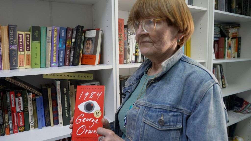 'Russia now is like 1984': Inside a Russian dystopian library