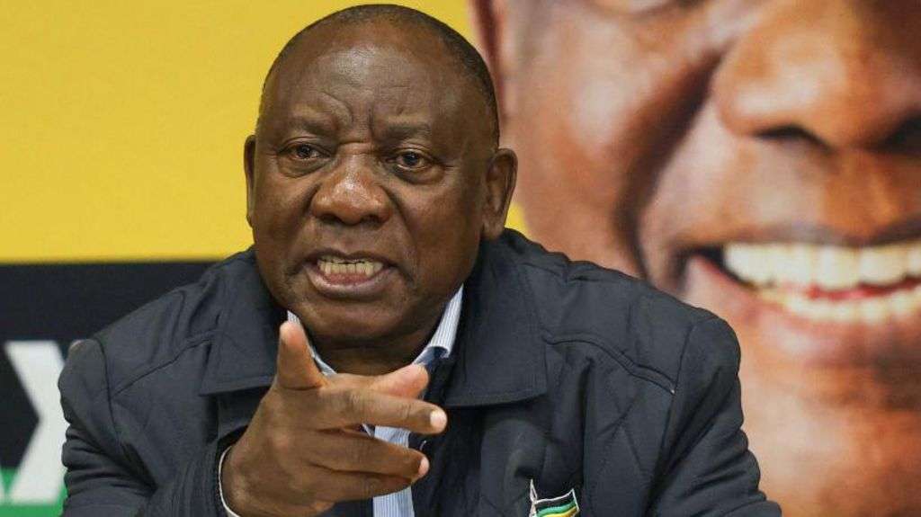 Unity government is S Africa's best option - Ramaphosa