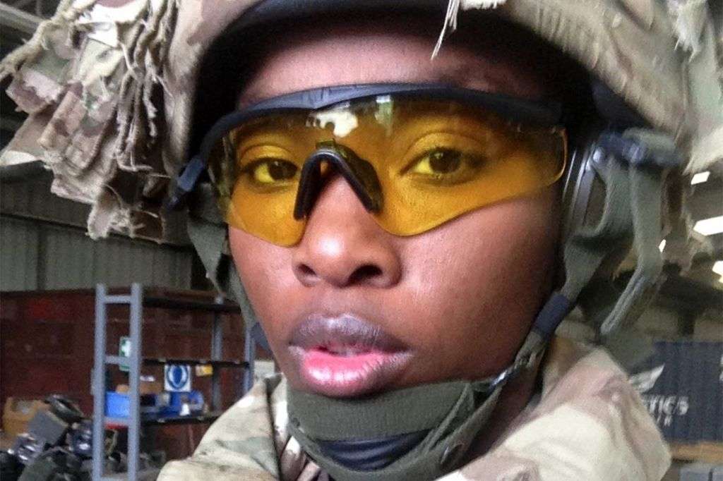Army racism apology to black �poster girl� soldier