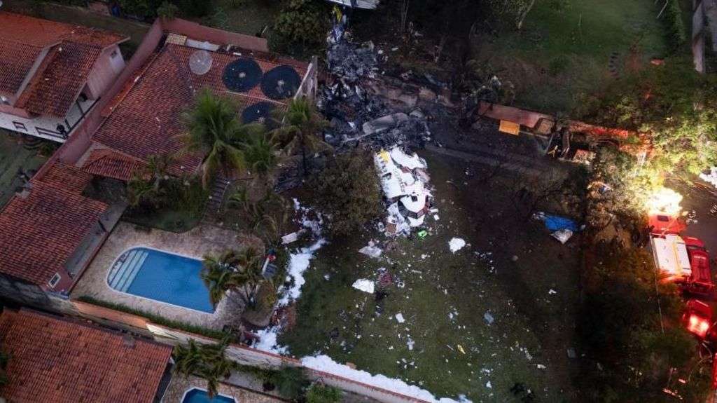 Plane crash in Brazil's S�o Paulo state kills all 61 on board