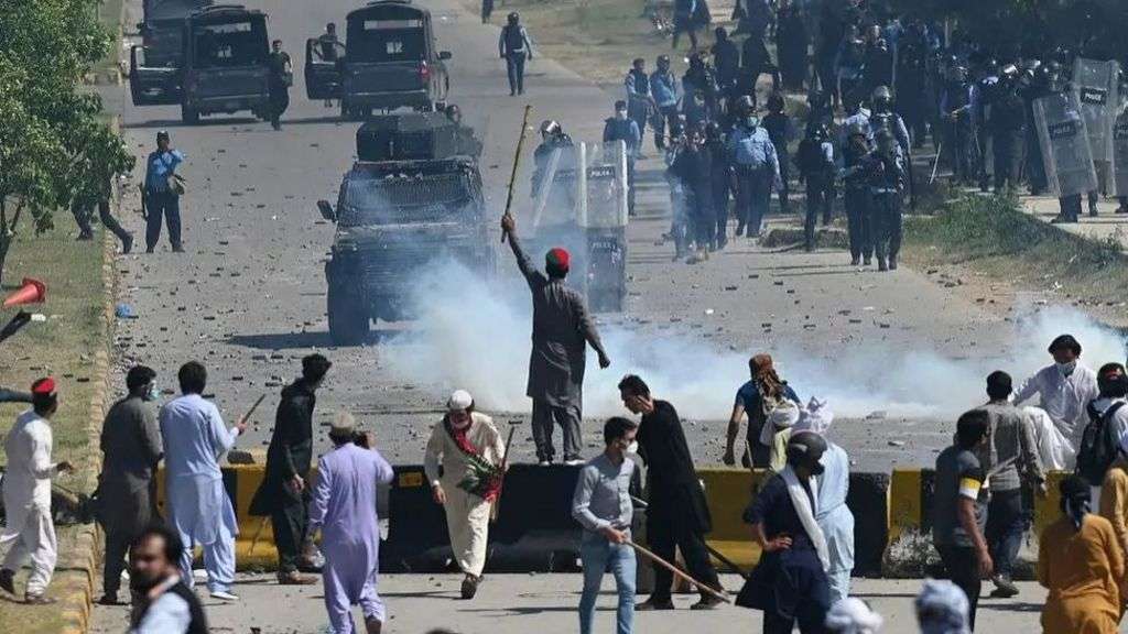 Pakistan jails 25 Imran Khan supporters over violent protests