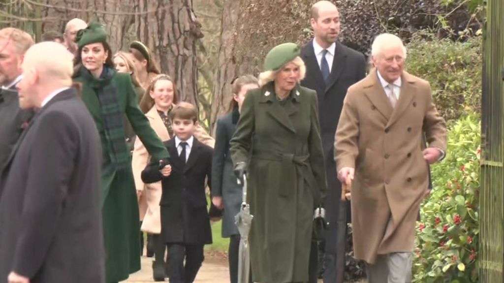 Royals attend Christmas Day service at Sandringham