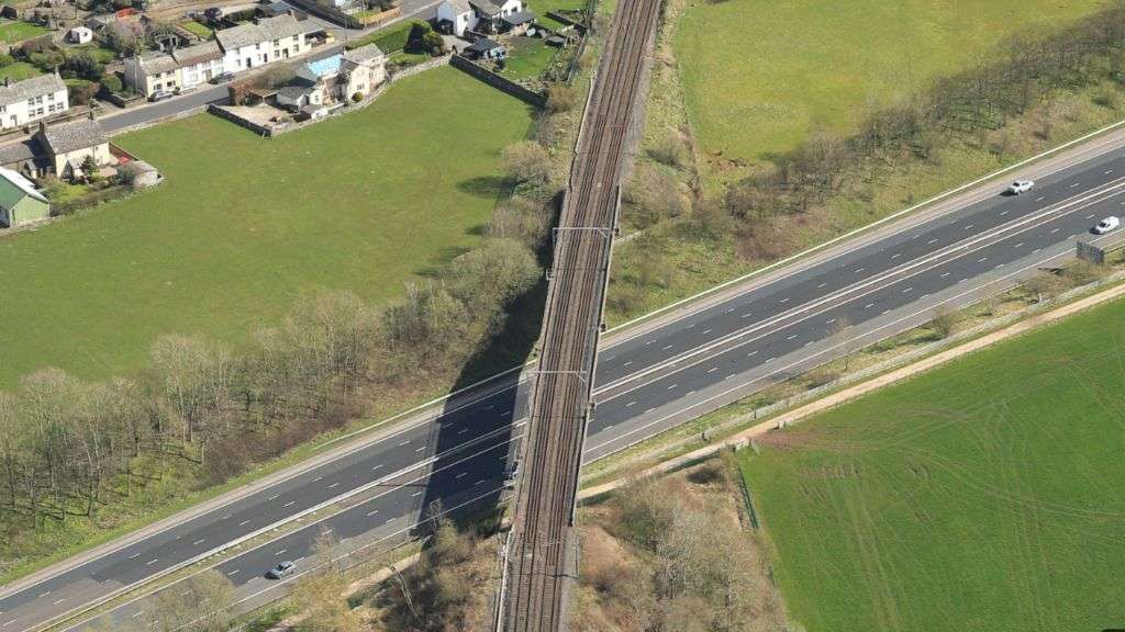 Railway bridge over M6 to be replaced next year
