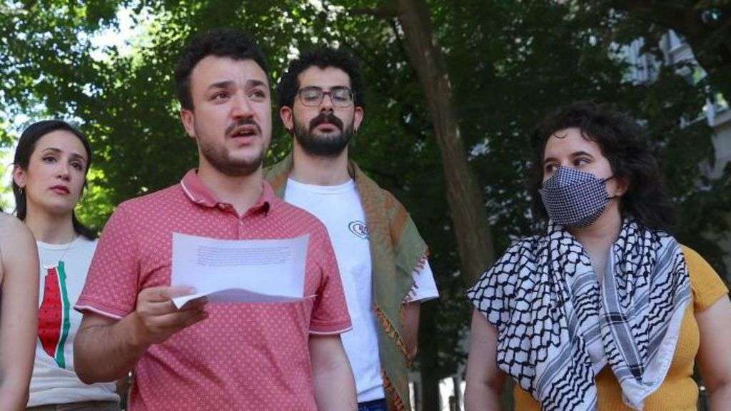 Gaza student protest leader held by US immigration agents