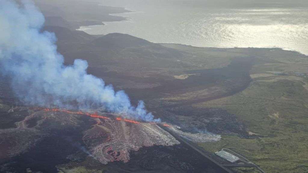 Iceland volcano erupts after Blue Lagoon evacuated