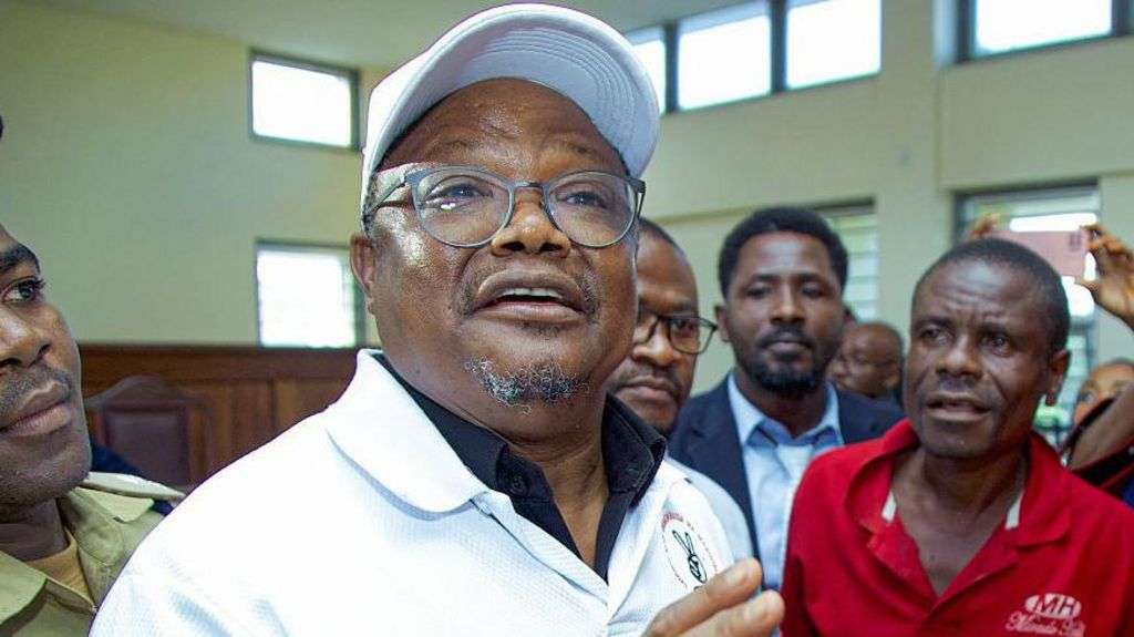 Tanzania's opposition leader charged with treason