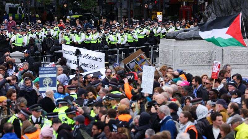 Dozens in court over alleged support of Palestine Action