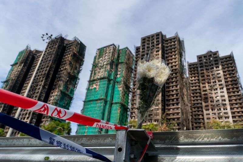 Hong Kong tower blocks fire death toll rises to 128