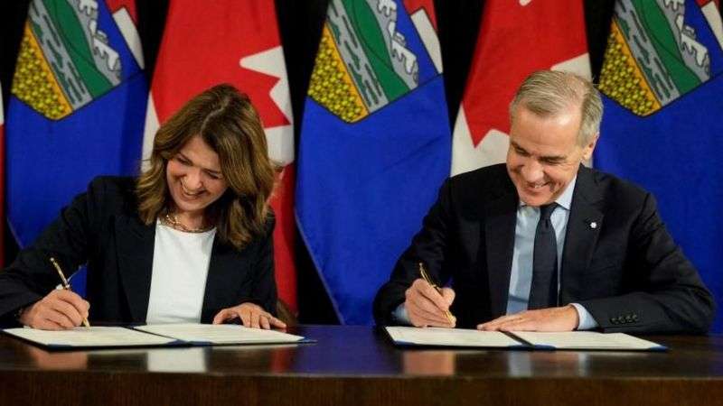 Carney's new Alberta oil pipeline deal already faces opposition