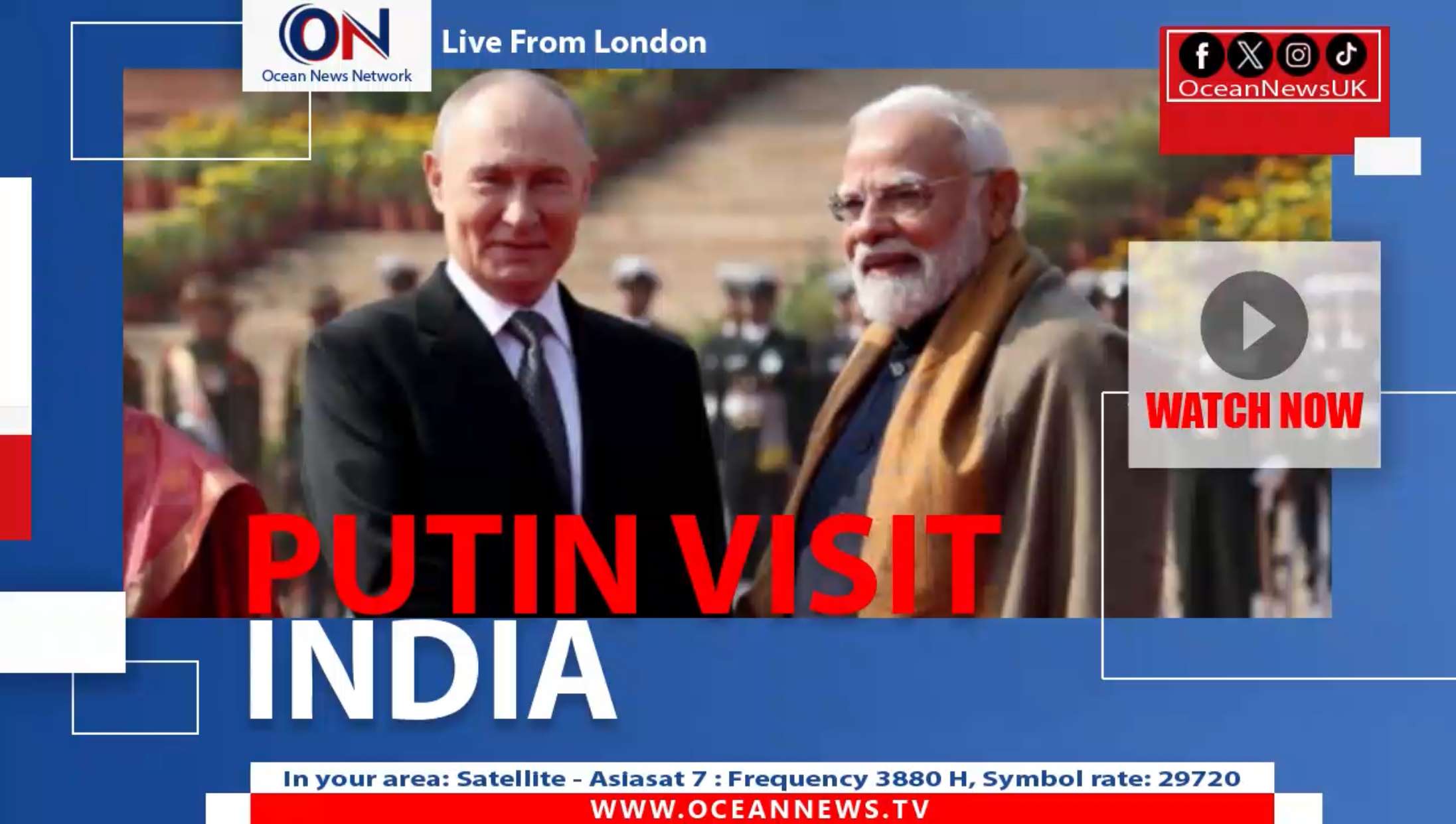 Russian President Vladimir Putin is in New Delhi for a high profile state visit
