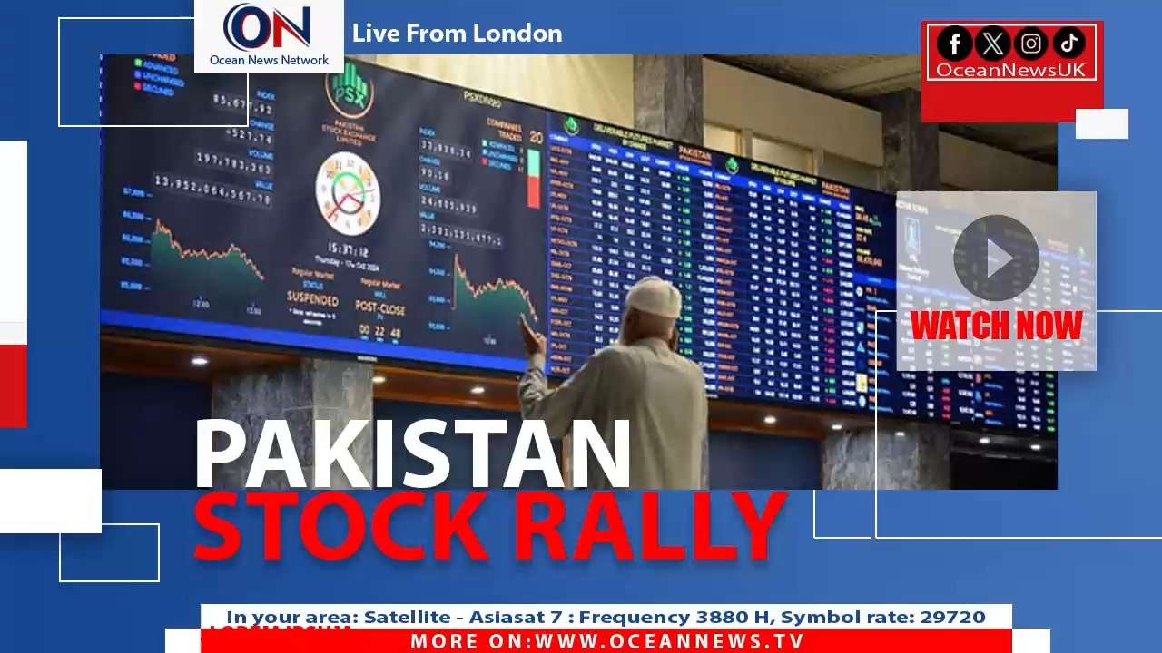 Pakistan’s stock market surged to record levels