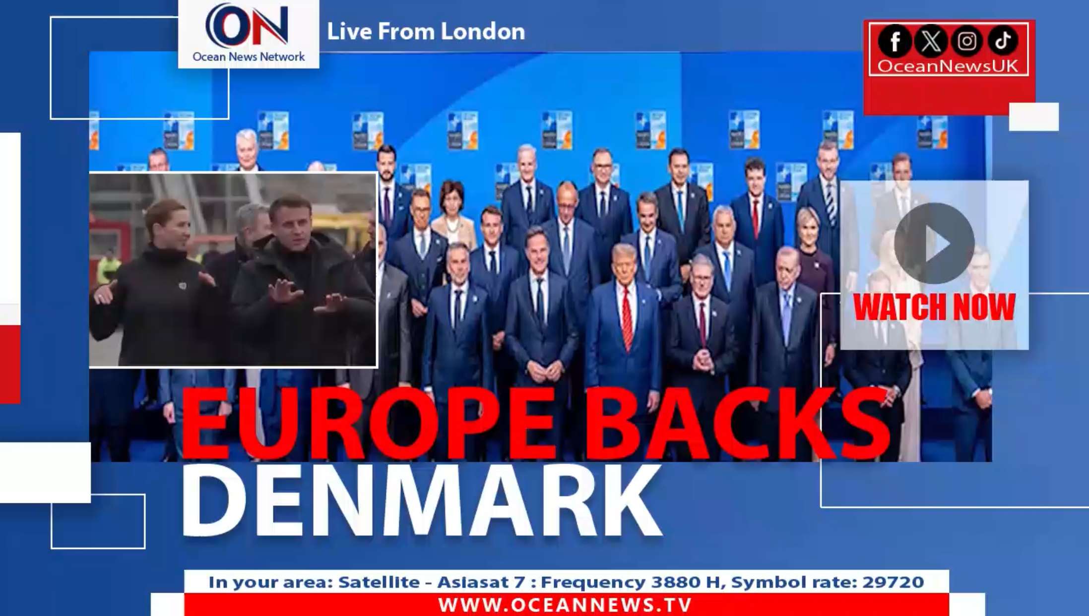 European and NATO leaders have united in support of Denmark