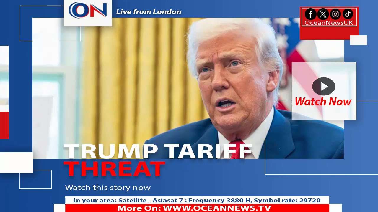U.S President Donald Trump has announced a significant escalation in a transatlantic dispute