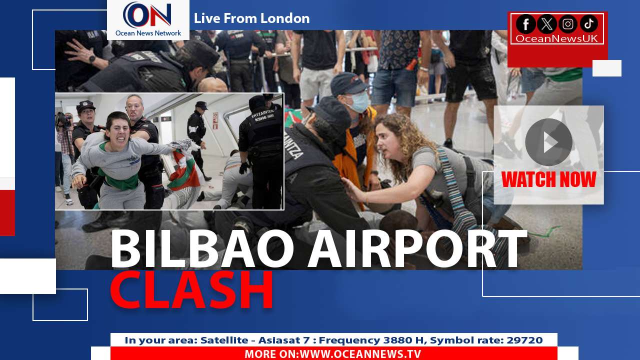 Clashes at Bilbao Airport as Flotilla Activists Return