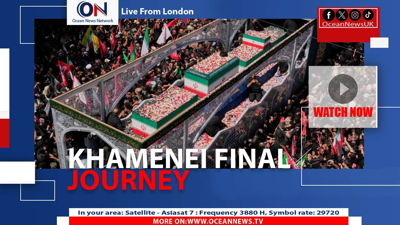 Millions Join Tehran Procession for Khamenei’s Funeral