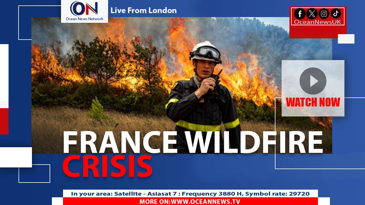 Wildfire Scorches 1,700 Hectares in Southern France