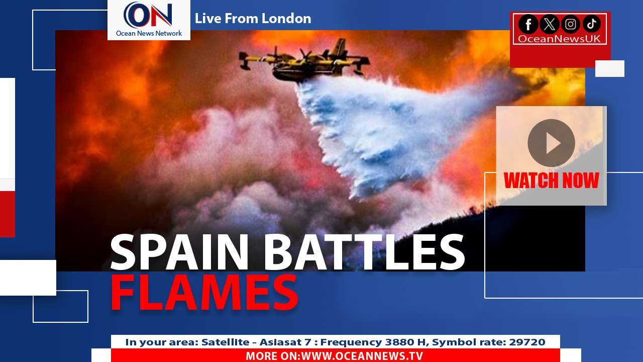 Spain Deploys Military as Wildfire Scorches 42,000 Hectares