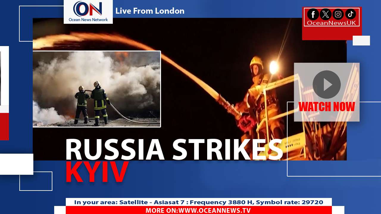 Russia Launches Massive Missile, Drone Assault on Kyiv