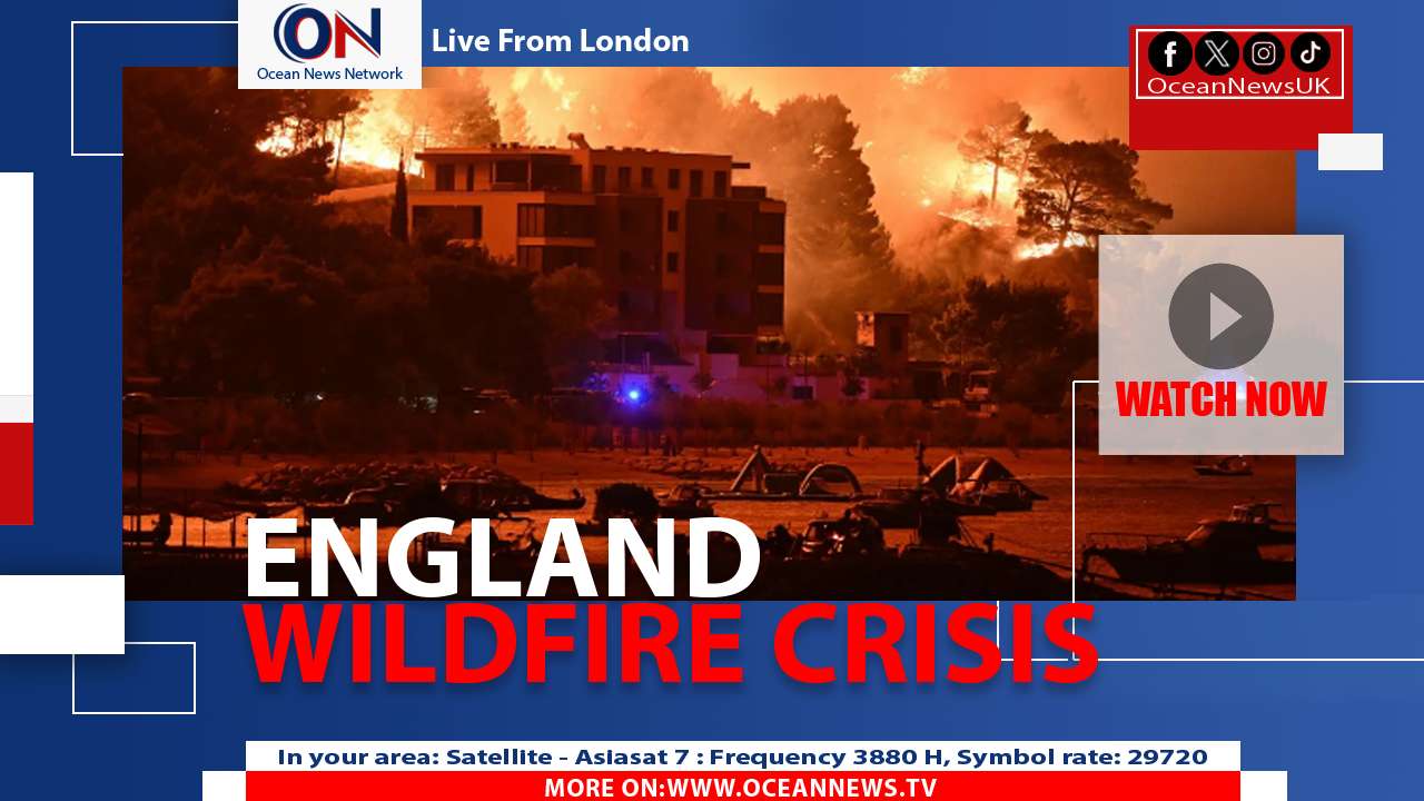 Major Wildfire Damages Homes in Stourbridge