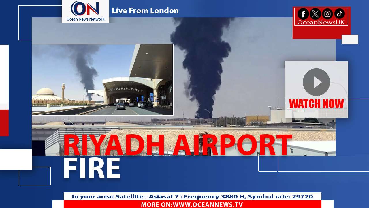 Fire Near Riyadh Airport Amid Houthi Attack Claims